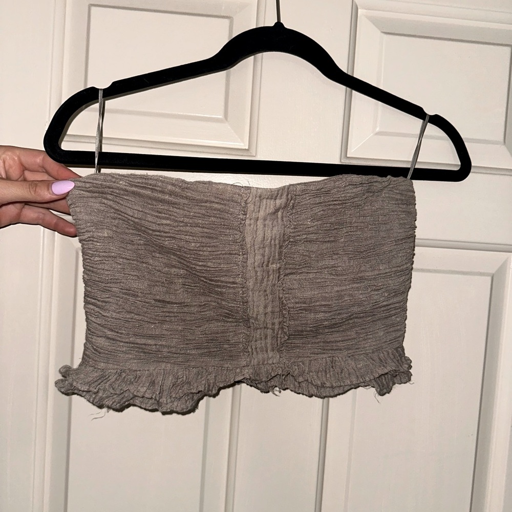 Zara Sleeveless Tube Tope